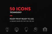 Line Icons Technology Set, an Outline Icon by Jumbo Icons (Thumbnail 2 of 3)
