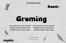 Groming Font - Luxury