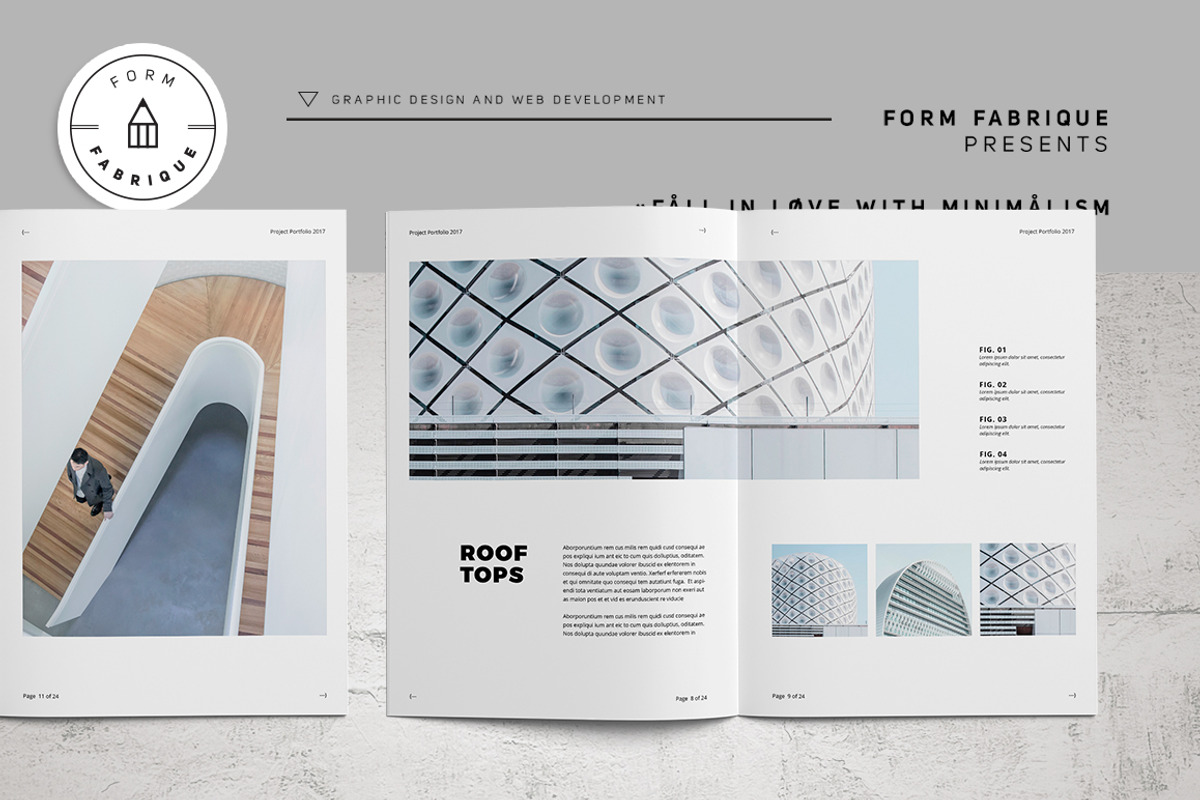 Minimalism Portfolio, a Brochure Template by Form Fabrique (Photo 8 of 16)