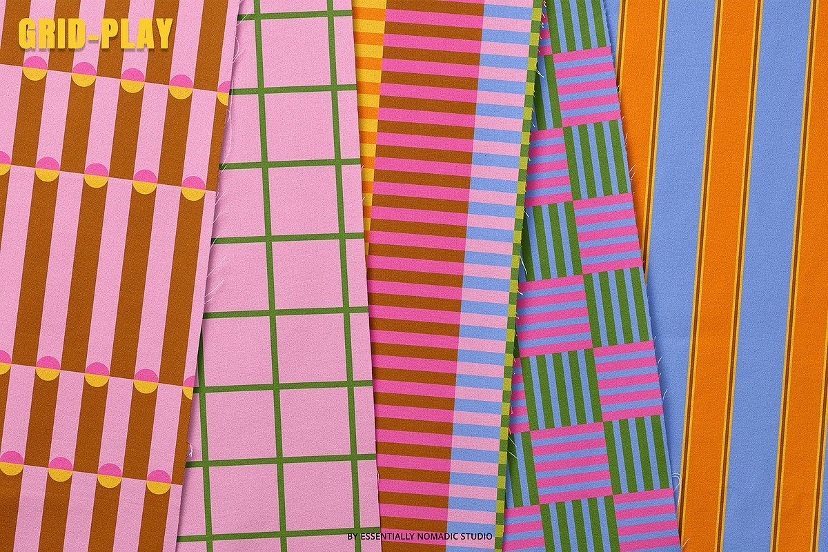 Stripes & Plaids Seamless Pattern, a Pattern Graphic by Essentially Nomadic (Photo 8 of 14)