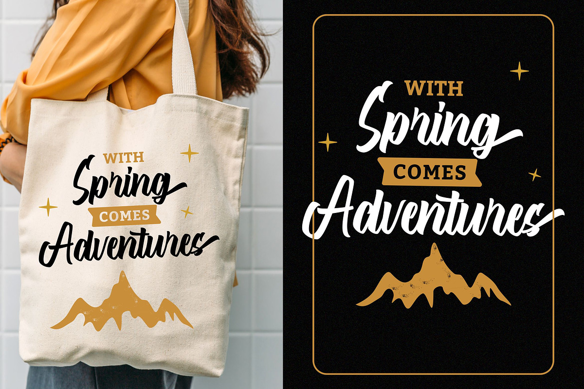 After Breaking - Modern Script Font preview 8