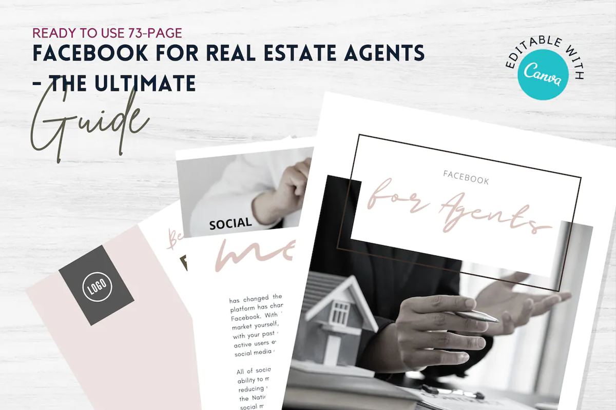 Realtor's Facebook Powerhouse Guide, a Magazine Template by RealEstateDreams (Photo 1 of 5)