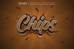 Snack Headlines Template Text Effect