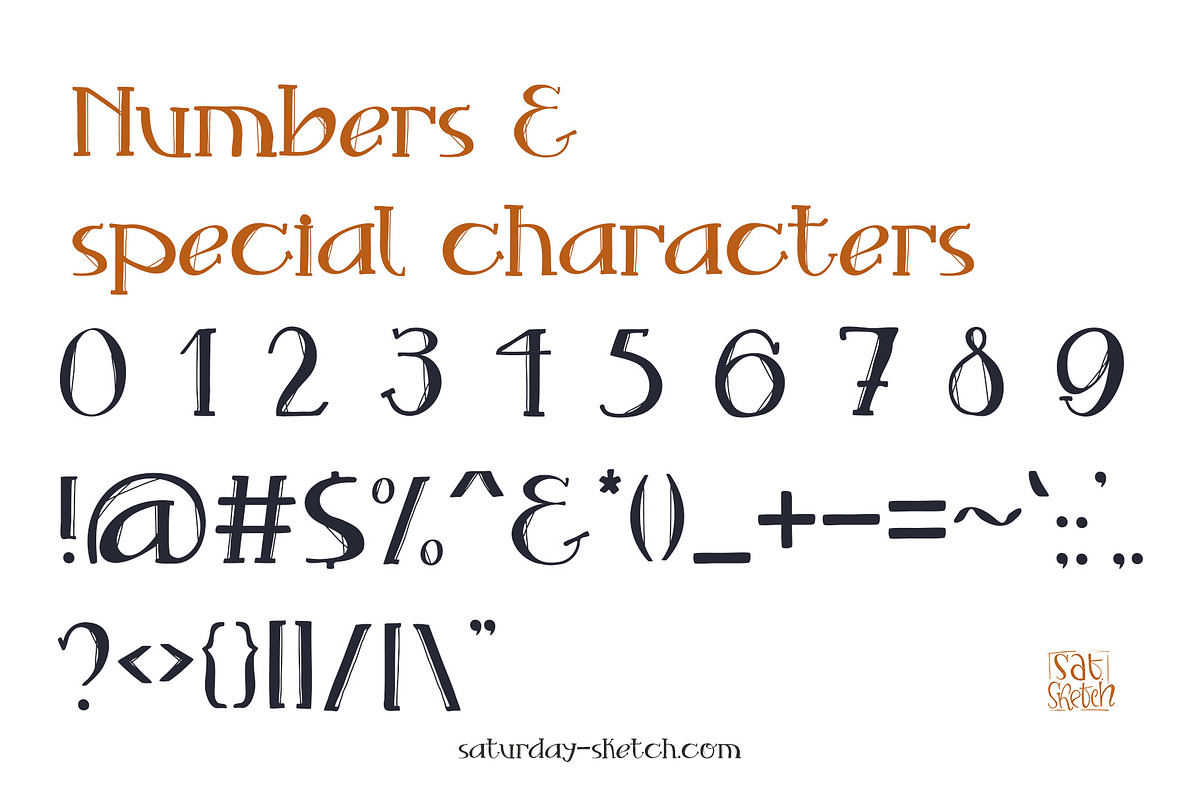 Birdie - handdrawn display font, a Serif Font by saturday.sketch (Photo 4 of 8)