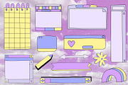OLD WEB - social media templates, an Illustration by okchizh (Thumbnail 4 of 10)
