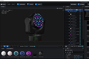 Stage Lighting Collection-14 PCS, an Object 3D Model by akerStudio (Thumbnail 259 of 309)
