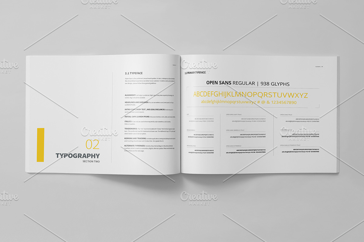 Brand Manual 32 Pages A4 / US Letter, a Brochure Template by Mastergfx (Photo 4 of 31)