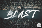 Blast SVG Font, a Script Font by Creamy Script (Thumbnail 1 of 5)