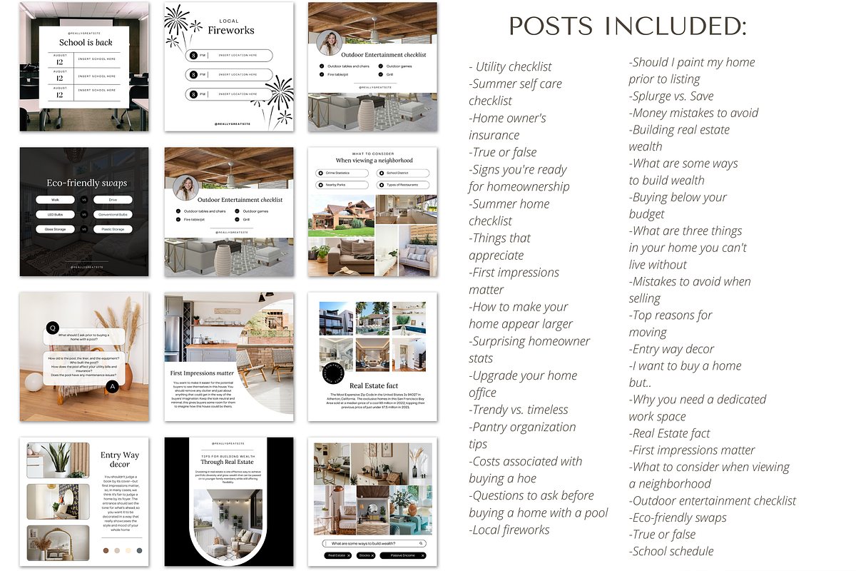 July Real Estate Posts with Captions, a Social Media Template by Marketing Templates Co. (Photo 7 of 10)