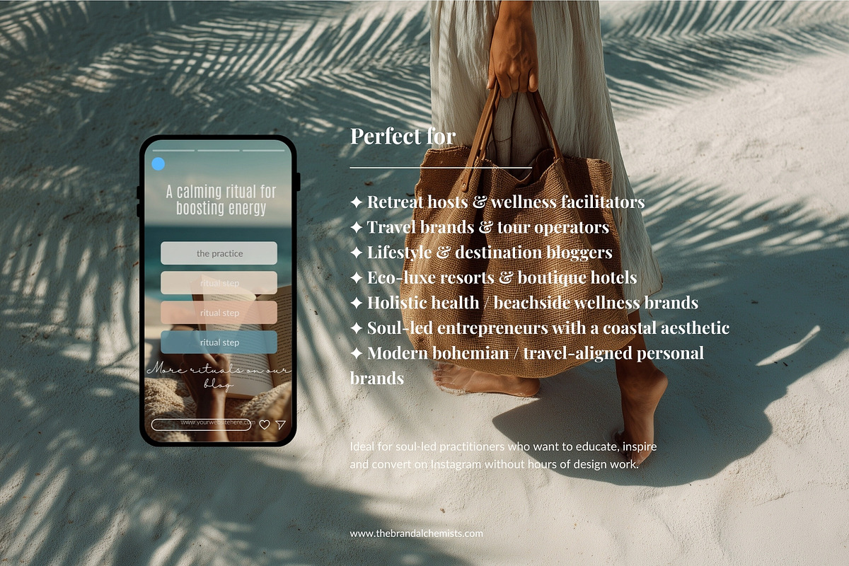 Island Dreaming Instagram Templates, a Social Media Template by The Brand Alchemists (Photo 13 of 13)