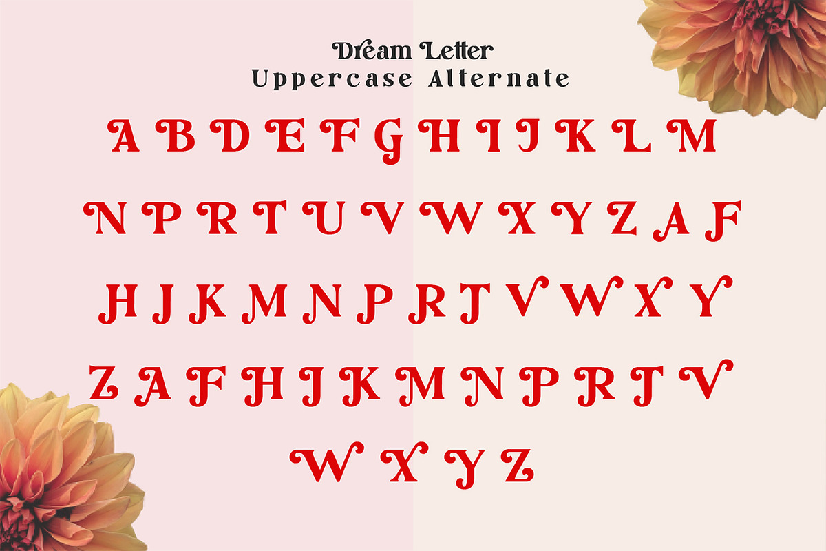 Dream Letter, Serif Font, a Serif Font by Motokiwo (Photo 9 of 10)
