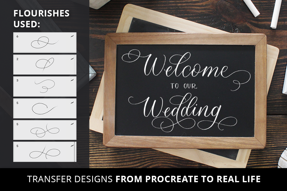 FLOURISH STAMPS FOR PROCREATE, a Brush Add-On by Loveleigh Loops (Photo 13 of 16)