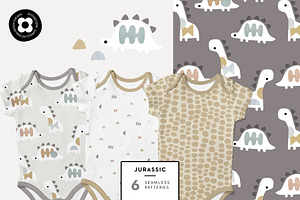 Jurassic Dino Pattern Collection