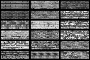 80 Brick Wall Texture Brushes