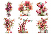 Whimsical Easter Foxglove Clipart, an Illustration by Daily.Designs (Thumbnail 4 of 8)
