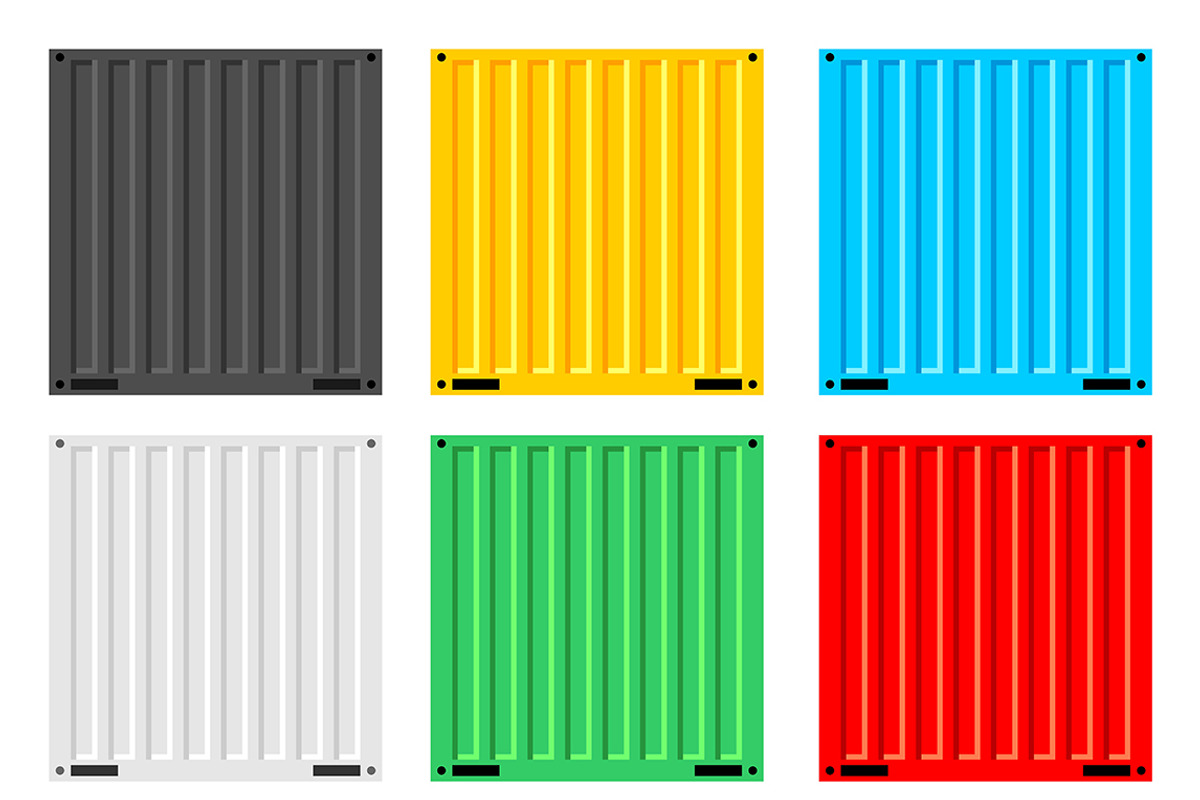 Cargo container + pattern, a Graphic by Volyk (Photo 5 of 6)
