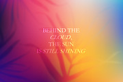 Gradients & Leaves Backgrounds Set, a Texture Illustration by Briddy (Thumbnail 3 of 9)
