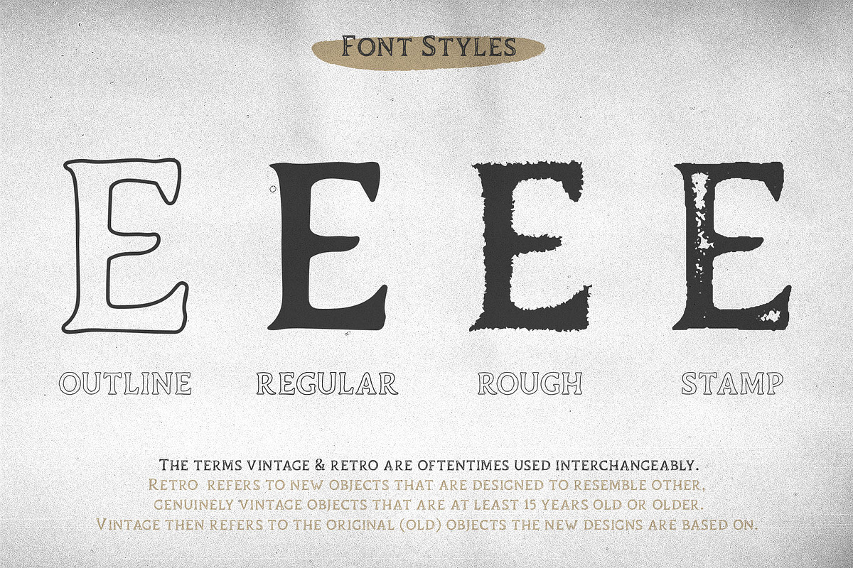 Duskey - Vintage Serif Font + Extras, a Serif Font by Craft Supply Co. (Photo 4 of 10)