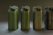 Canisters 20L Low-poly 3D model, an Environmental 3D Model by mockupzz (Thumbnail 6 of 12)