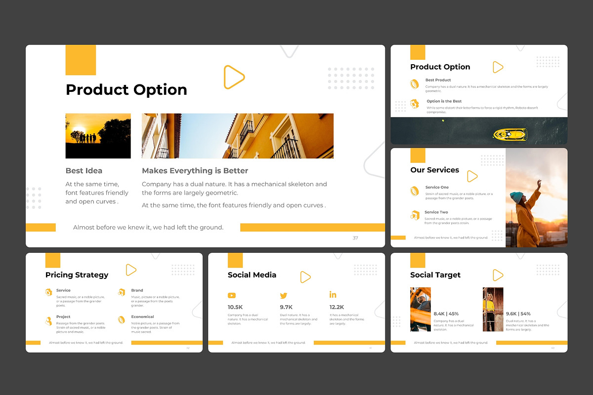 Business Plan -Presentation Template, a Presentation Template by MNML Agency (Photo 9 of 34)