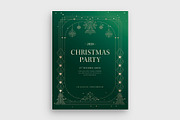 Art Deco Christmas Flyer Template, a Flyer Template by BrandPacks (Thumbnail 2 of 5)
