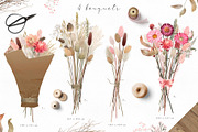 Big romantic dried flower set, a Texture Illustration by marie dricot (Thumbnail 18 of 18)