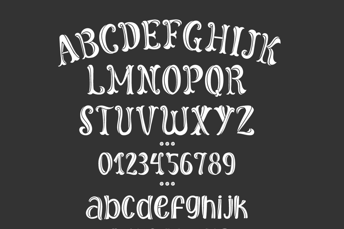Cafe de Paris, Typeface with Bonus preview 4