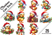 Christmas Cute Duck Sublimation, an Illustration by DreamArtGraphic (Thumbnail 1 of 6)