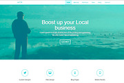 8 Bootstrap One-Page templates, a Websites & App Template by Bootstraptor (Thumbnail 9 of 10)