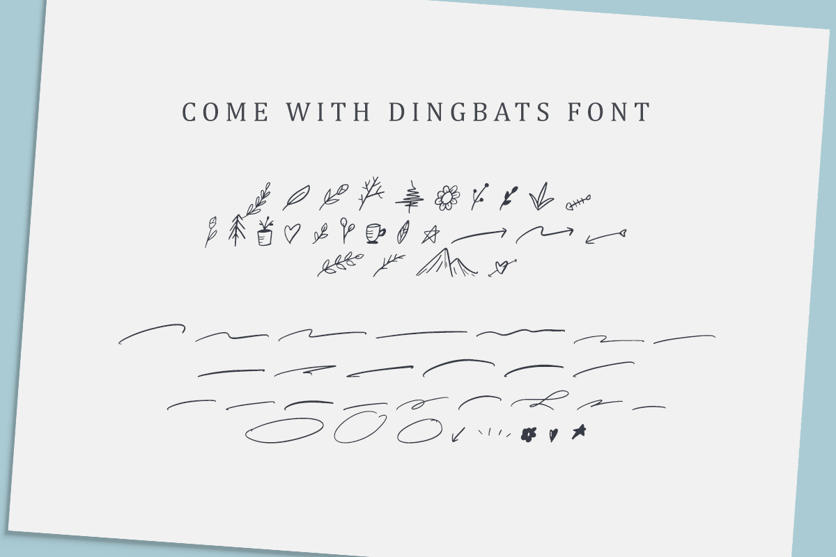 Scarlette Script, a Script Font by Sarid Ezra (Photo 11 of 12)