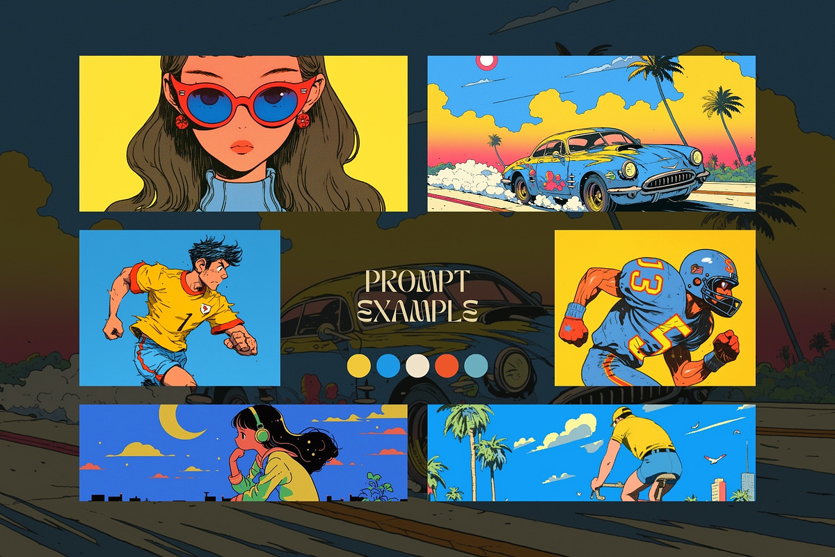 Cartoon Pop Art Illustration Prompt, a Decorative Illustration by Artimind Studio (Photo 5 of 10)