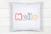 Bubble Rainbow - Outline Font, a Symbol Font by AnningArts (Thumbnail 4 of 8)