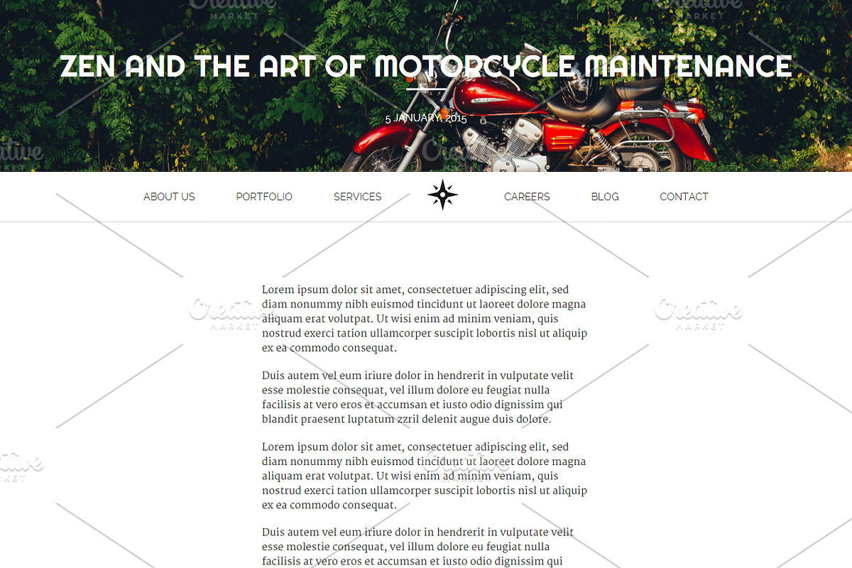 CUBE: Minimal Multi-Purpose Template, a HTML Template by Devero (Photo 7 of 11)