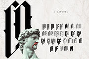 Kingslayer - Modern Blackletter Font, a Blackletter Font by FactoryType Studio (Thumbnail 7 of 10)
