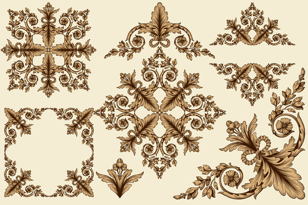 Vintage Frames And Borders SVG, an Object Graphic by Samira (Photo 6 of 6)