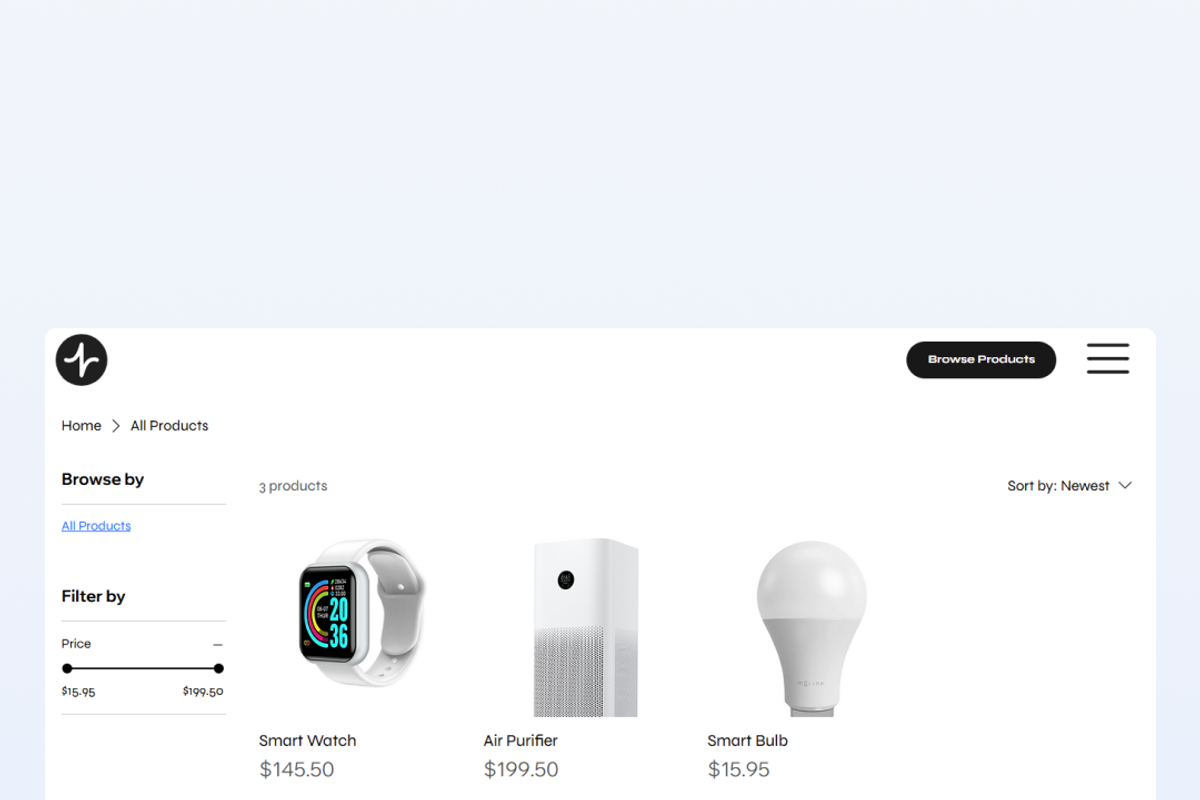 Smart Home Wix Studio Template, a Wix Template by DanBaronetti (Photo 5 of 6)