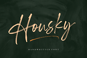 Housky - Handwritten Font, a Script Font by Megi Satyo Widodo (Thumbnail 1 of 13)