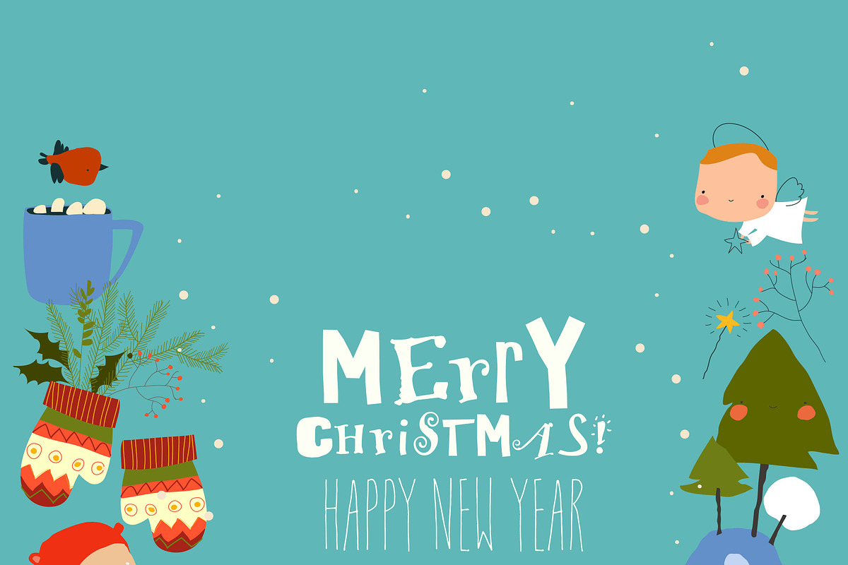 Cartoon Frame With Santa Claus, a Seasonal Illustration by Maria Starus (Photo 3 of 3)