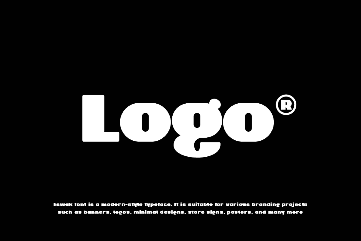 Eswak - Bold Condensed Fonts, a Sans Serif Font by QR Design Studio (Photo 3 of 14)