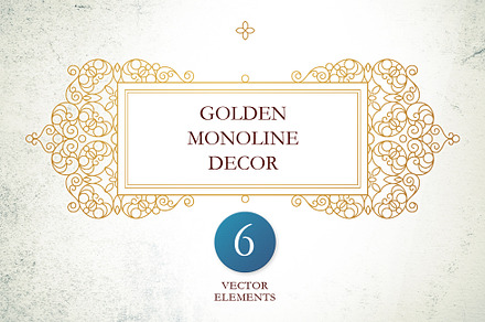 3. Set Of Vector Monoline Decor