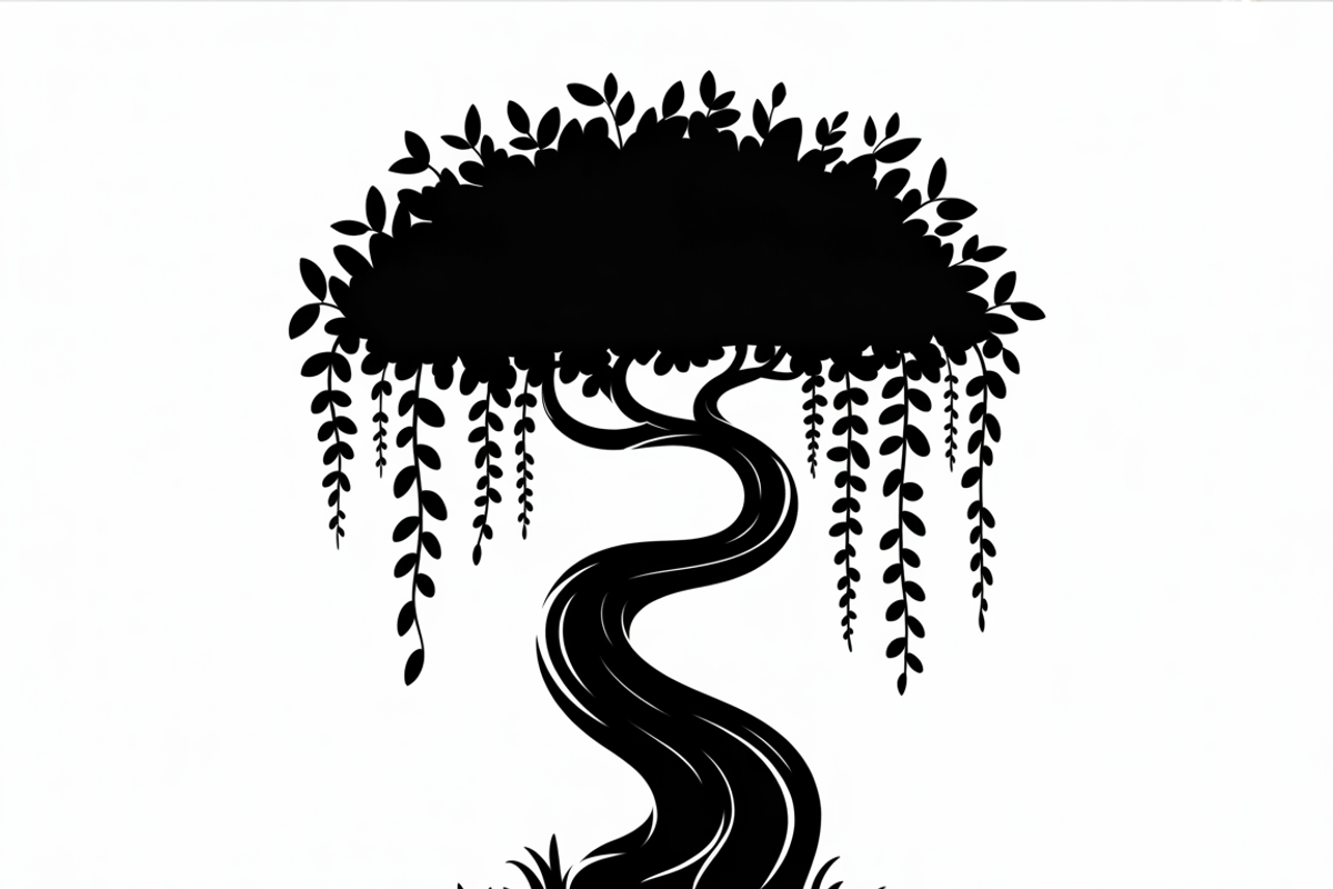 Banyan Tree Vector Illustration, an Illustration by Amazin_art (Photo 8 of 11)