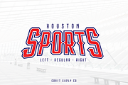 Houston Sports Font Family, a Sans Serif Font by Craft Supply Co. (Thumbnail 1 of 8)
