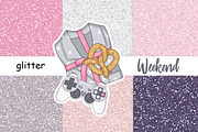 Weekend Glitter, a Texture Graphic by GlamArtZhanna (Thumbnail 2 of 3)