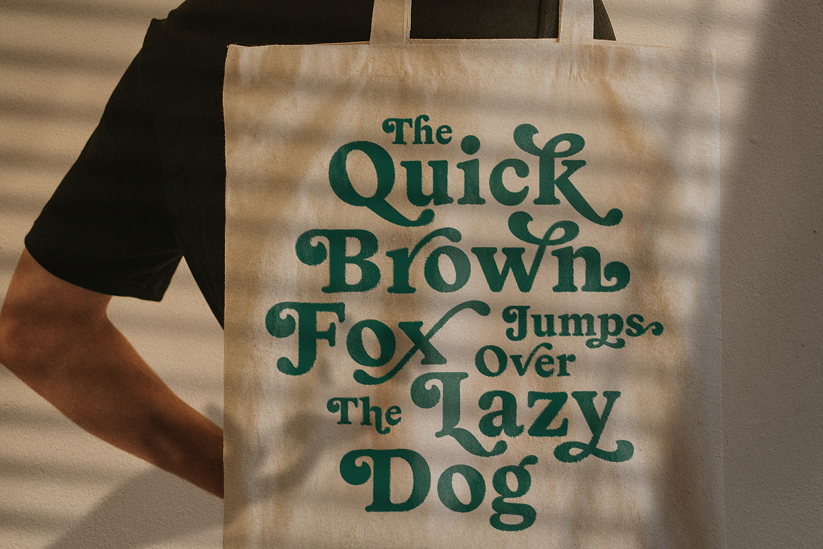Tipo De La Manda | Retro Font, a Serif Font by Coastal Type (Photo 8 of 9)