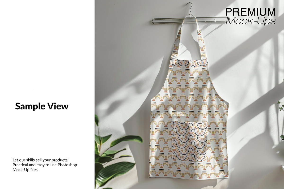 3 Types of Kitchen Apron Mockups, an Apparel Mockup by mock-ups (Photo 7 of 12)