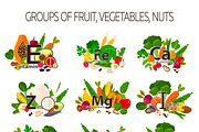 Vitamin and mineral vector concept, a Graphic by Mallinka (Thumbnail 3 of 5)
