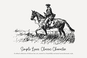80 line art Horse Stable clip art, an Animal Illustration by Poppy Lane Studio (Thumbnail 3 of 12)