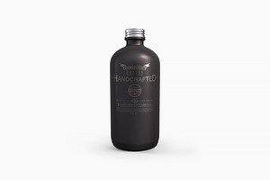 Plastic Metal Round Bottles Mockup