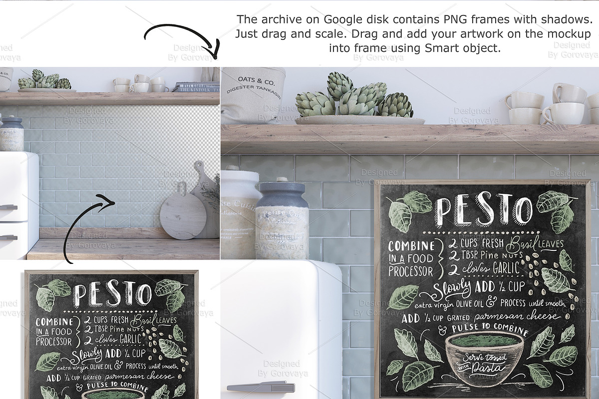 Interior Mockup, Kitchen Mockup, a Household Mockup by Designed By Gorovaya (Photo 7 of 7)