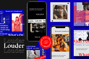 LOUDER - Urban Social Media Brand, a Social Media Template by Dirtytemp Studio (Thumbnail 2 of 12)